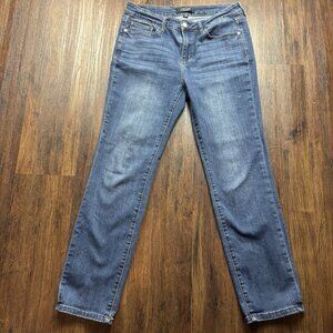 Judy Blue Straight Jeans JB82356DK Whiskered Dark Wash Women’s Size 30